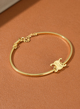 2024夏季新品凯旋门手链欧美ins小众设计CE轻奢简约手镯手饰品女