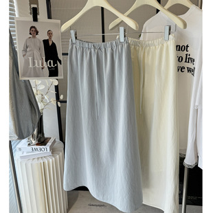 Spring casual and versatile straight skirt春款休闲百搭直筒裙