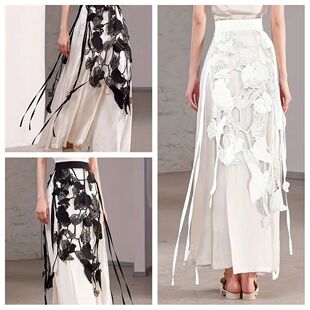 Solid Heavy Skirt Waist Cover Apron重工遮肚屁帘半身裙腰饰