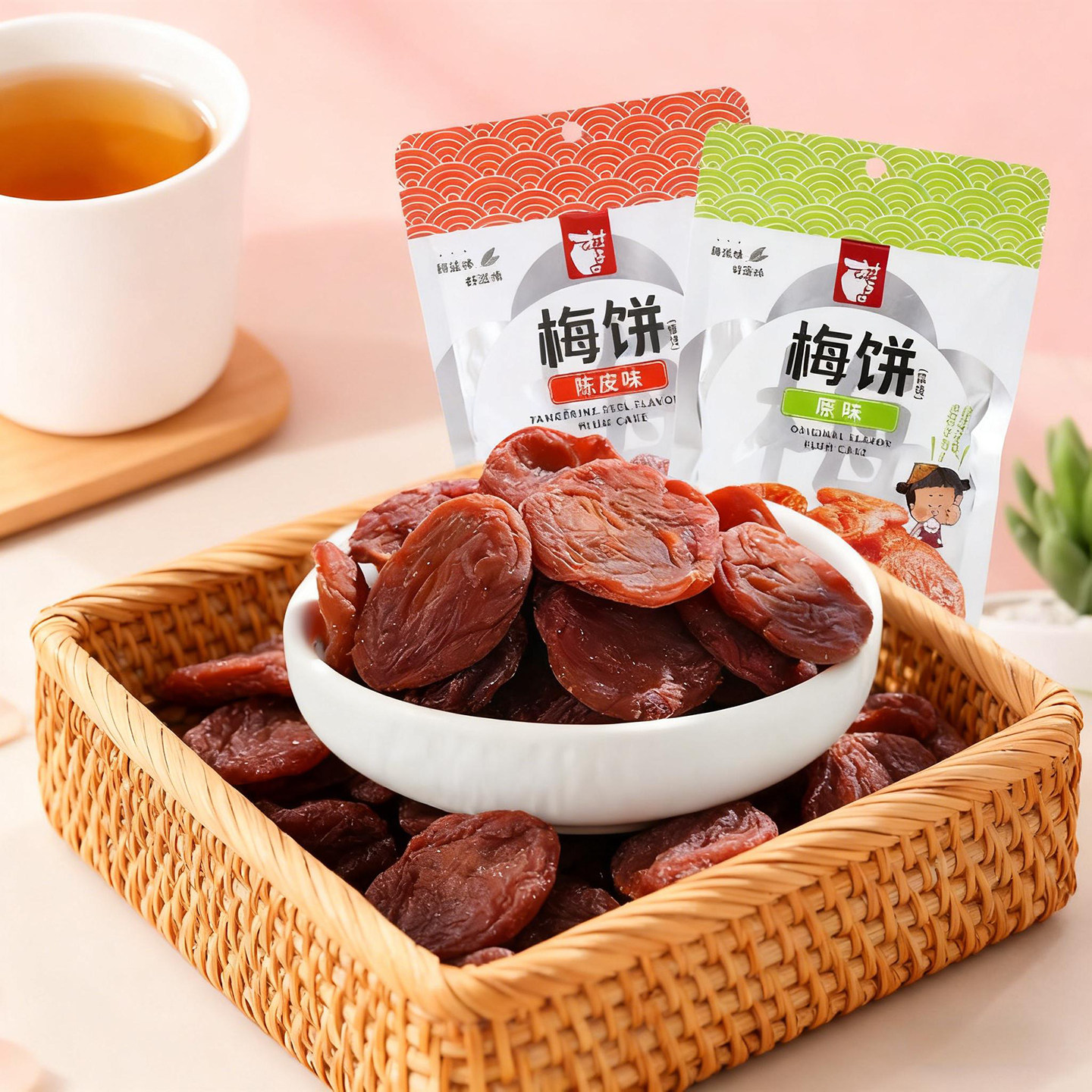 村子口陈皮梅饼无核办公零食