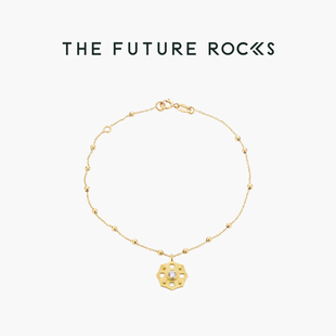 N-UE艾琳系列手链定制18K金培育钻石手绳