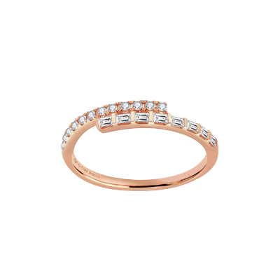 【定制】TFR 冰上芭蕾系列 小方糖培育钻石戒指18K金首饰