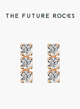 TFR 如一系列耳钉定制18K金培育钻石耳饰