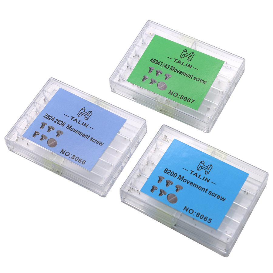 手表配件 2824/8200/46943机芯螺丝  夹板自动锤星期盘小钢轮螺丝