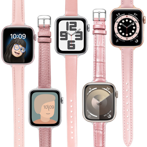 萌小鑫适用applewatchS9女皮表带