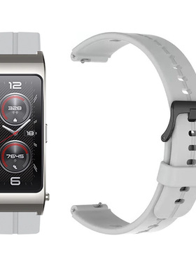 适用huawei/华为手环B7表带b6硅胶腕带B3青春版新款b7专用手表带女B7表链男士苍穹灰色高级替换带 非原装配件