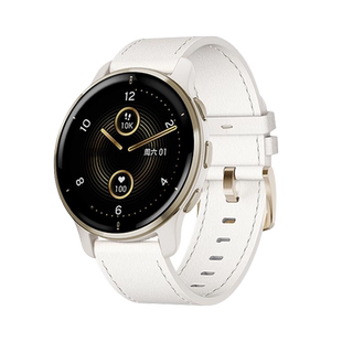 适用Garmin佳明venu2/2s/2Plus真皮手表带女款265M时尚运动245M Vivoactive3 vivomove HR music替换表带腕带