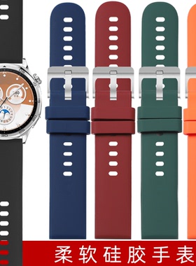 适用华为gt5手表GT4表带GT3/2男Watch4Pro荣耀智能运动Watch3男款硅胶3Pro非凡大师新款卡西欧天梭精工表带22