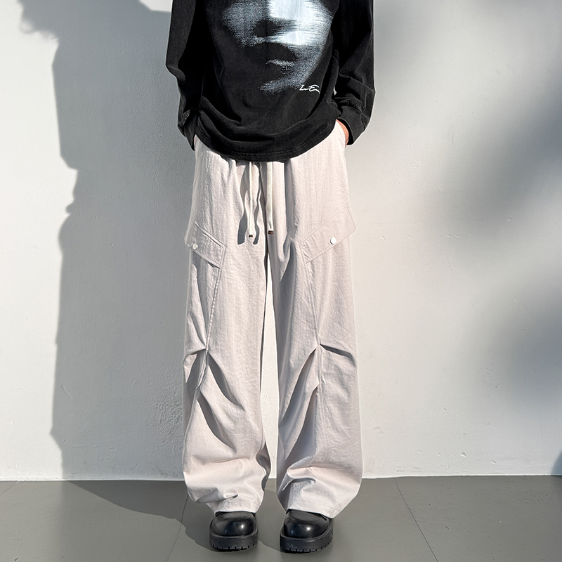 美式工装裤女2025新款春秋夏季小个子束脚窄版运动登山休闲直筒裤