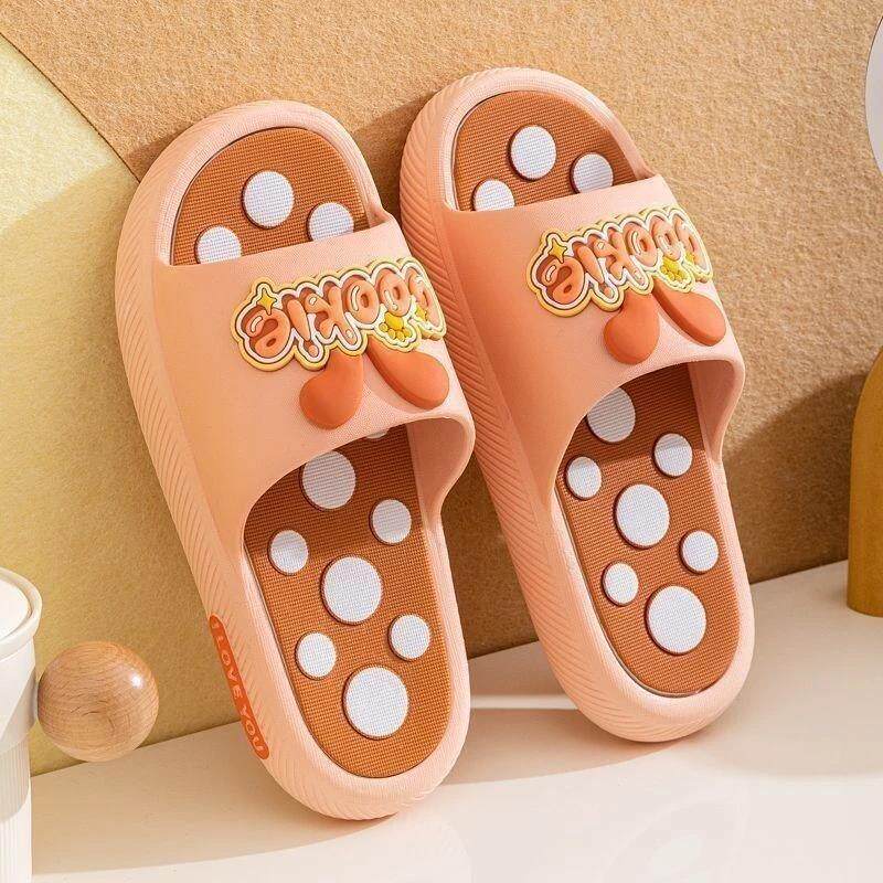 个性爆款拖鞋女士卡通兔耳朵厚底居家室内浴室防滑不臭踩屎感男夏