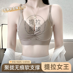 提拉女内衣女小胸聚拢显大无痕软支撑收副乳防下垂上托侧收文胸