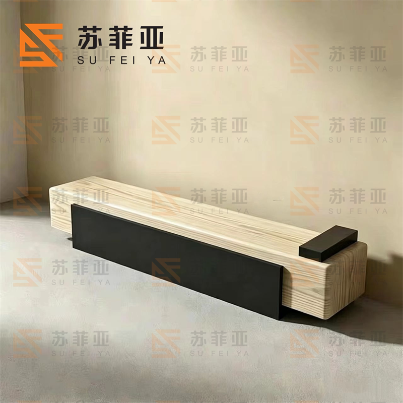 北欧简约观景凳商场会所休息凳