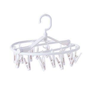 晒袜子神器晾晒架凉内衣内裤晾衣架多夹子衣挂带夹子多功能可折叠