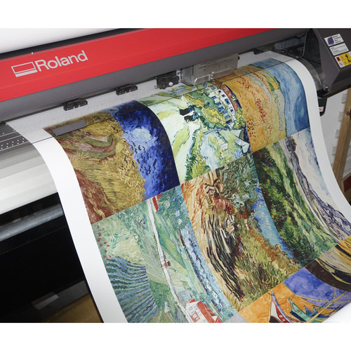 喷绘油画布艺术布定制微喷画芯吊旗挂画绷框画国画芯装饰照片挂图