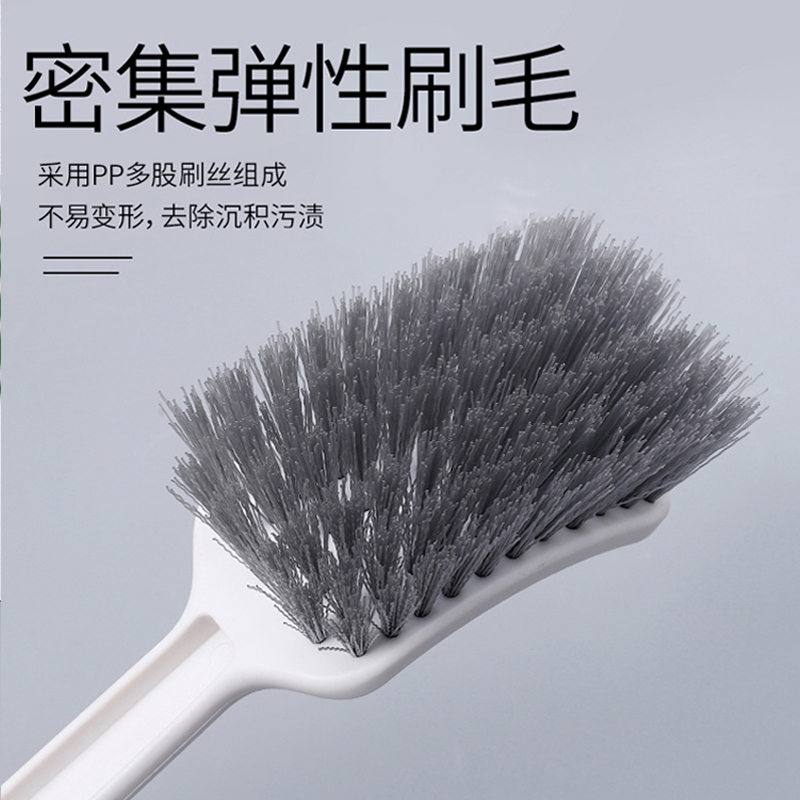 日式无死角马桶刷家用软毛洁厕长柄壁挂卫生间厕所刷底座设计实用