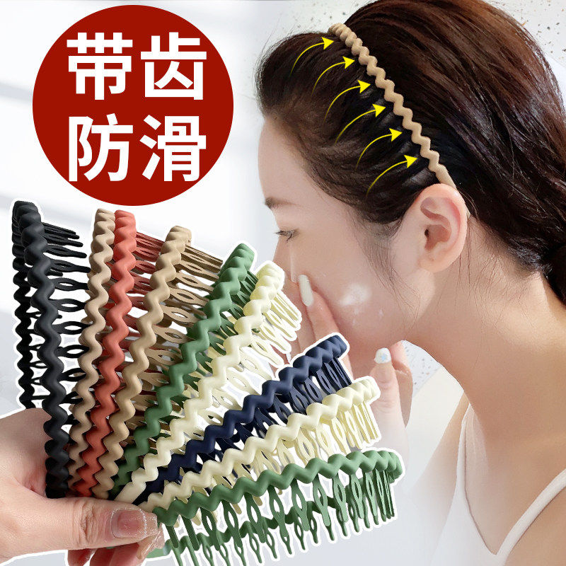 洗脸发箍女夏天压发卡女2026年新款头箍架碎发夹带齿发捆夹子头饰