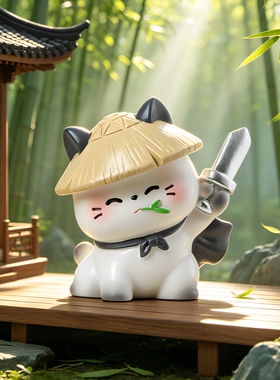 可爱江湖喵喵侠盲盒猫咪摆件