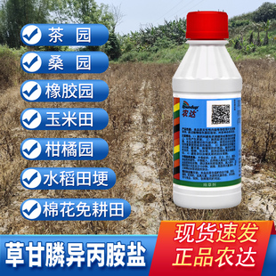 拜耳农达草甘膦异丙胺盐进口除草剂茶园玉米田柑橘园专用灭草药剂