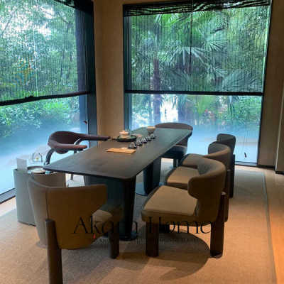 实木家用简约轻奢茶桌