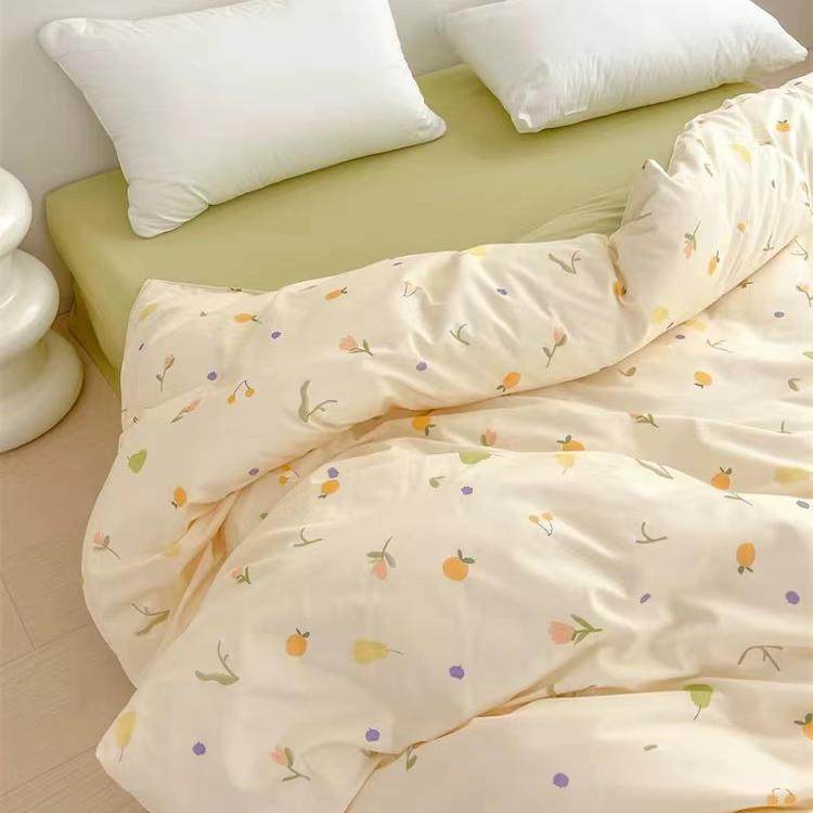 2025新品床上用品四件套学生宿舍单人床上三件套床单被套可机洗
