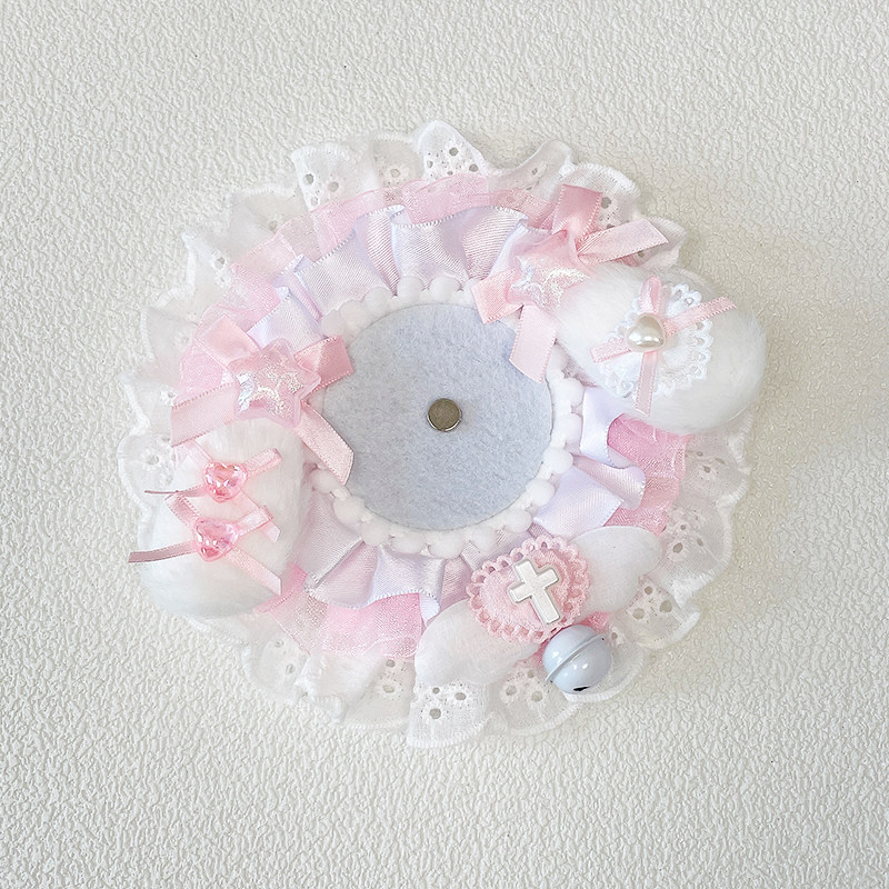 thumbnail for The new original cute dog ear lace bar chirps to DIY two-dimensional peripheral pain packs, small food amounts, and Gumei badge holders