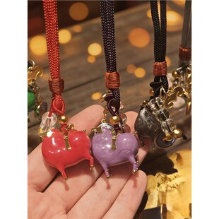 西安文创唐富贵正品金属五行马挂坠包挂钥匙扣马年吉祥招财纳福