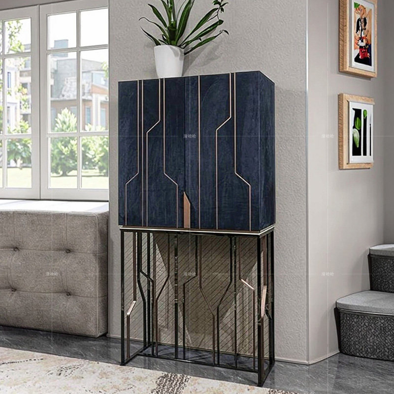 意式不锈钢酒柜客厅靠墙展示柜高端别墅家用落地现代艺术储物柜,住宅家具,酒柜,淘宝优惠券,粉丝福利购,淘宝优惠卷