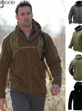 男士户外保暖内胆抓绒衣