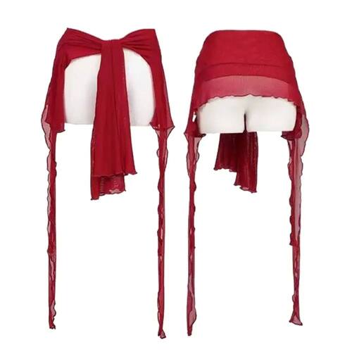 辣妹网纱瑜伽拉丁舞蹈长袖罩衫