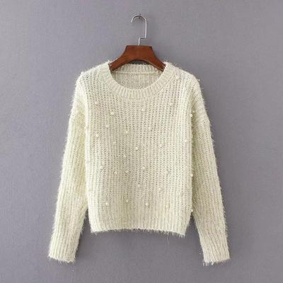 korean a round fashion pullover yarn stylish knit sweater
