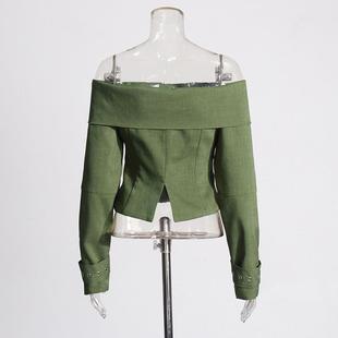 with jacket lapel zipper and Street patchwork style