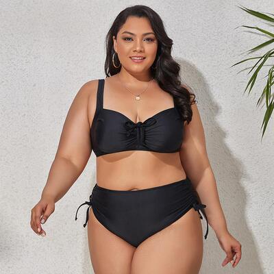 triangle support steel no pad bra swimming bikini women for