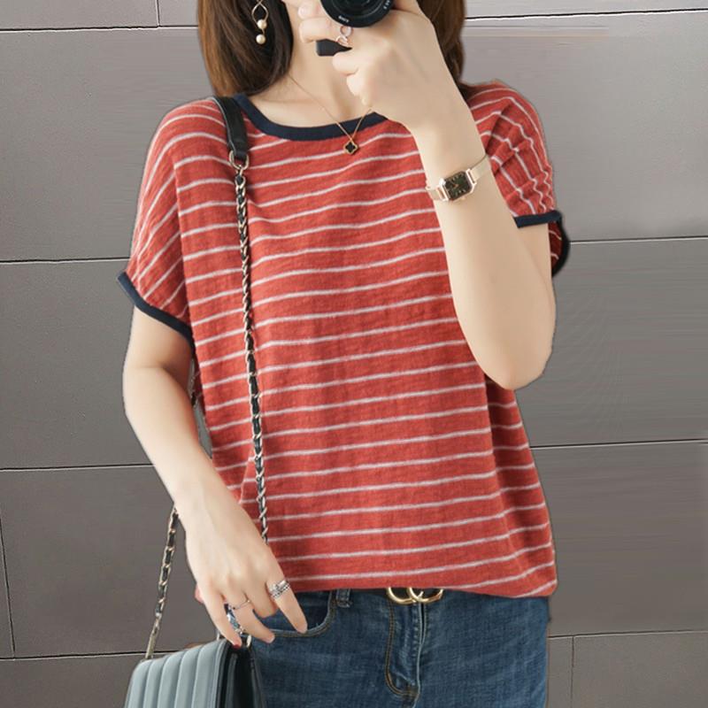 T-shirt top loose shirt bottoming slim versatile thin