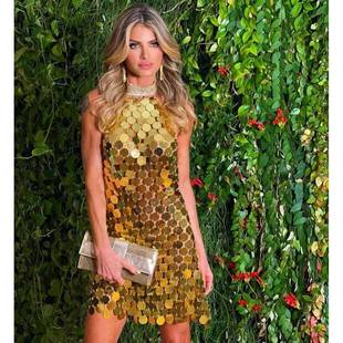sequin for dress halter metallic dress stunning mini dress