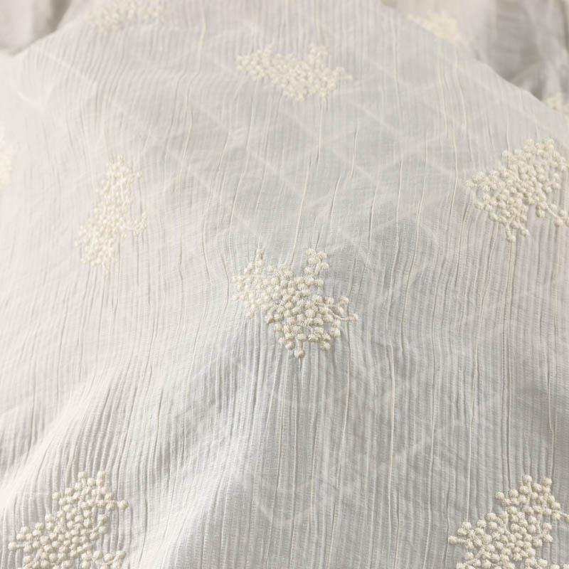 shirt hollow fabric water fabric grass embroidery fabric