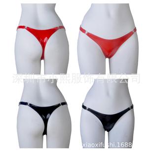 shorts shiny panties ladies nightclub leather imitation
