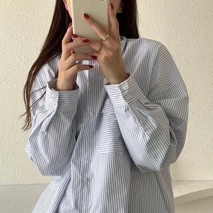 trendy top female shirt student shirt long-sleeved inner