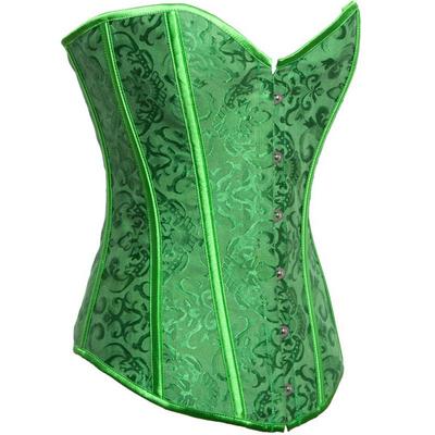 Green Size Shapewear Corset Strapless Court Plus Corset