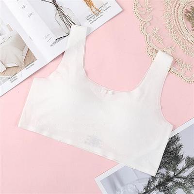 Seamless development period underwear vest style girl bra