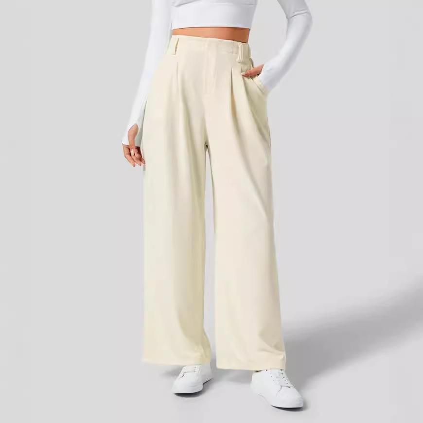women wasited suits workwear leg pants pants loose trousers