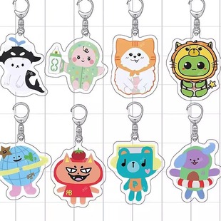 他泰Q版娃周边cp吉米海普明炳南文总亚克力钥匙扣airpods书包挂件