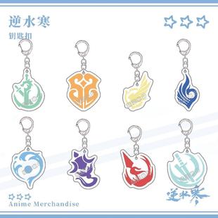 逆水游戏图标周边纯阳钥匙扣七秀万花门派天策少林亚克力书包挂件