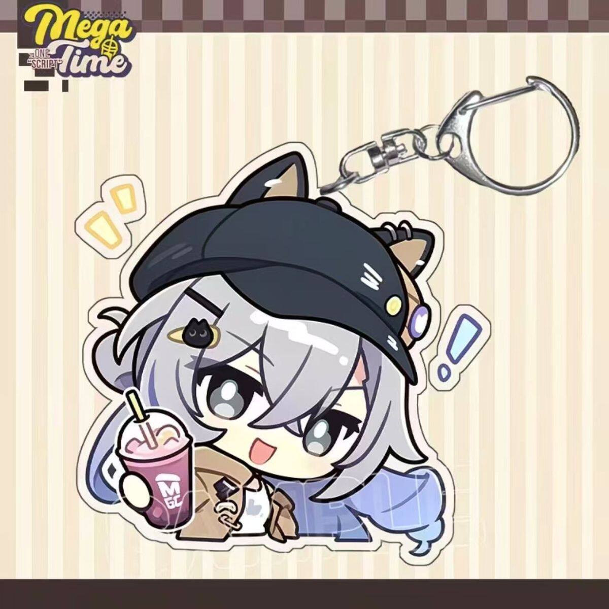 星铁MEGACOFFEE联动咖啡银狼套装刃谷子亚克力挂件送朋友礼物饰品