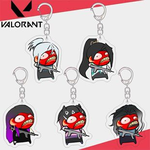 无畏契约游戏周边钥匙扣搞怪火爆辣椒捷风奶妈芮娜亚克力书包挂件