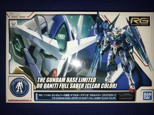 万代 55570 RG 1/144 00Q 全刃式 GN剑4 GNT-0000 透明 会场限定