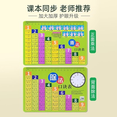 买大送小【乘法口诀表卡片】
