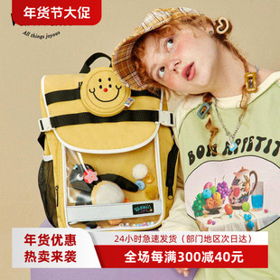 VANWALK HALO 原创甜酷少女双肩背包大容量初高中生笑脸痛包书包