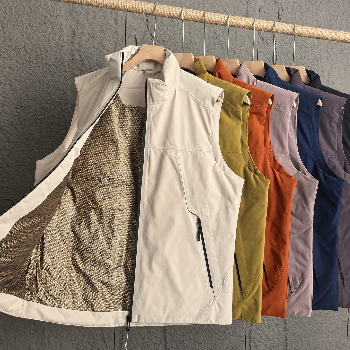 科技石墨烯！80白鸭绒！秋冬男士户外运动防水保暖立领羽绒马甲潮,男装,羽绒马甲,淘宝优惠券,粉丝福利购,淘宝优惠卷