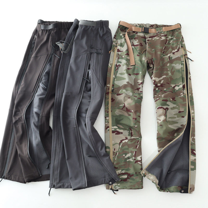 茑系军版硬壳冲锋裤男士春秋新款宽松潮流户外侧边拉链直筒休闲裤,户外/登山/野营/旅行用品,迷彩裤/军迷裤/工装裤,淘宝优惠券,粉丝福利购,淘宝优惠卷