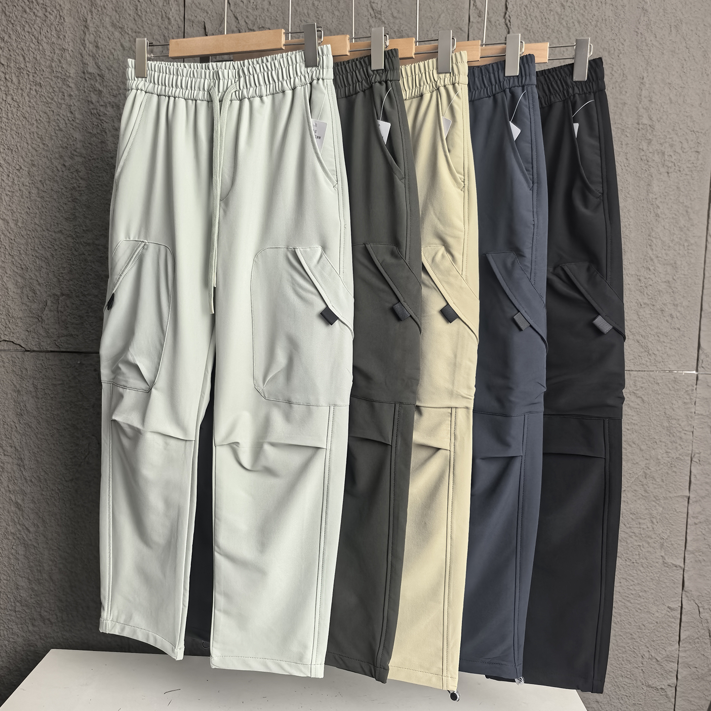潮流美式！高端户外线！男士秋季立体裁剪运动大口袋直筒休闲裤潮